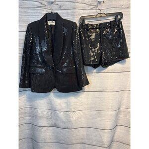 Zadig & Voltaire Vive Sequins Jacket & Shorts Set Size 36/S